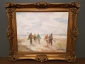 Powrót rybaków . Bruno Juttner (1880 - 1965 )