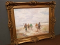 Powrót rybaków . Bruno Juttner (1880 - 1965 )