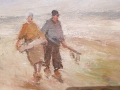 Powrót rybaków . Bruno Juttner (1880 - 1965 )