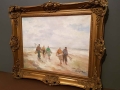 Powrót rybaków . Bruno Juttner (1880 - 1965 )