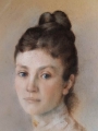 Portret kobiety. E. von Otterstedt 1903r.