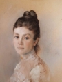 Portret kobiety. E. von Otterstedt 1903r.