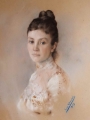 Portret kobiety. E. von Otterstedt 1903r.