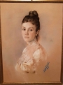 Portret kobiety. E. von Otterstedt 1903r