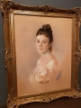 Portret kobiety. E. von Otterstedt 1903r