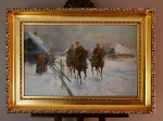 Polecamy!Ułani z dziewczętami Ignacy Zygmuntowicz (1875 Warszawa - 1947 Łódź)