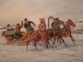 Aukcyjne malarstwo Trojka H. Riedmann