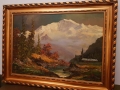 Wieczór na szczycie góry Jungfrau Hans Kaluske