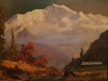 Wieczór na szczycie góry Jungfrau Hans Kaluske