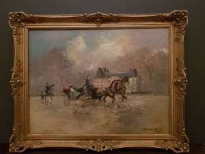 Przejażdżka w  Lasku  Bulońskim   Walter Prescher van Ed 