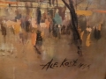 Kraków Plac Mariacki . Aleksander Kost
