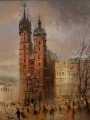 Kraków Plac Mariacki . Aleksander Kost