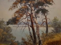 Jesienny poranek nad jeziorem. Hans Kaluske
