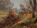 Jesienny poranek nad jeziorem. Hans Kaluske