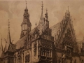Duża akwaforta Wrocław-Breslau Hugo Ulbrich. Polecamy!