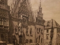 Duża akwaforta Wrocław-Breslau Hugo Ulbrich. Polecamy!