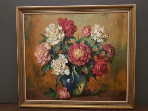 Bukiet piwonii.  H.A. Volkwein.