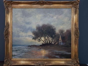 Zachód słońca nad morzem Ch. Stemmeler