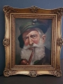 Portret dziadka z fajką