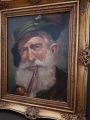 Portret dziadka z fajką