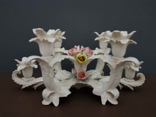 Świecznik porcelanowy Ens Unikat !!!