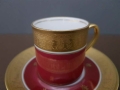 Piękna porcelanowa filiżanka do mokki