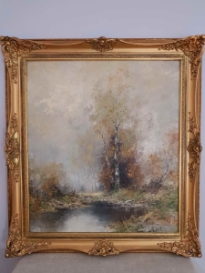 Mglisty poranek w lesie.   CHRISTIAN STEMMELER.