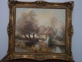 Stary młyn nad rzeką. Ch. Stemmeler