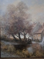 Stary młyn nad rzeką. Ch. Stemmeler