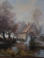 Stary młyn nad rzeką. Ch. Stemmeler