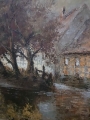 Stary młyn nad rzeką. Ch. Stemmeler