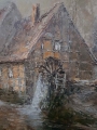 Stary młyn nad rzeką. Ch. Stemmeler
