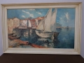 Łodzie w błękitnej lagunie. Walter Prescher v. ED