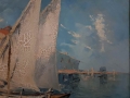 Łodzie w błękitnej lagunie. Walter Prescher v. ED