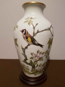 Wazon  ''Kwiat jabłoni''   Basil Ede  Franklin  Porcelain