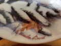 Rudziki na śniegu Talerz porcelanowy
