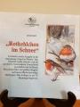 Rudziki na śniegu Talerz porcelanowy