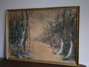 Las w  zimowej scenerii  P.H. Janowitz