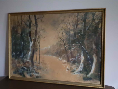Las w zimowej scenerii P.H. Janowitz