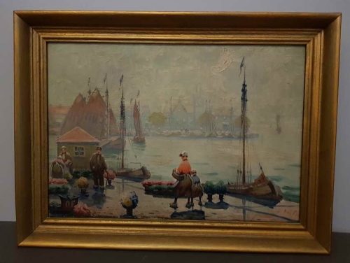 Oskar Koch Nabrzeże w Amsterdamie