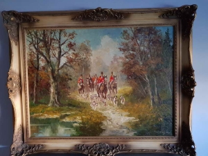 Wyjazd  na   polowanie   Władimir  Grechow  1917* Moscau