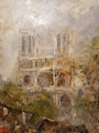 Uliczka Malarzy Alexander Kardin ( Austria 1917-1994 )
