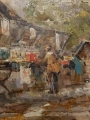 Uliczka Malarzy Alexander Kardin ( Austria 1917-1994 )