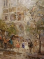 Uliczka Malarzy Alexander Kardin ( Austria 1917-1994 )