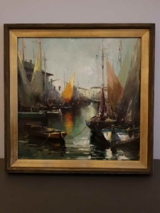 Christian  Jereczek   Łodzie  w  lagunie