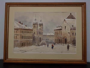 Widok  na  kościół   św. Ducha    Tadeusz  Radwan