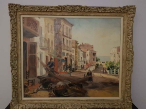 L' Amettla  de  Mar   Bruno Krauel   Malarstwo impresjonistyczne