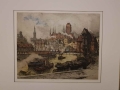 Gdańsk Luigi Kasimir Oryginalna litografia