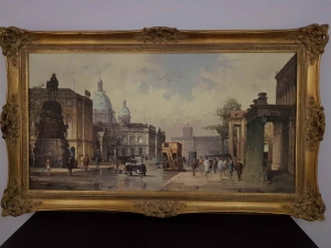 Horst  Miesler   uroczy  zakątek  Belina  Malarstwo olejne