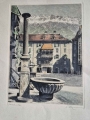 INNSBRUCK - ZŁOTY DACH GRAFIKA